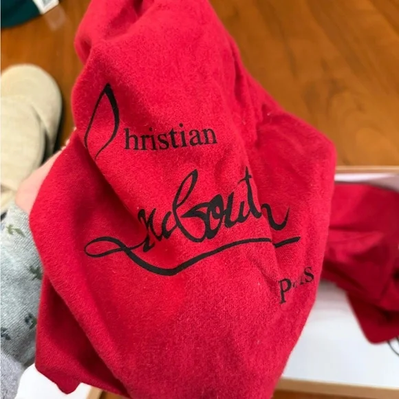 Christian Louboutin Matricia 100 Satin Bow Heels color Black size 38 - Picture 14 of 14